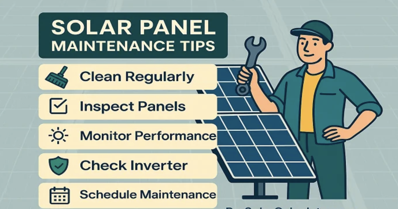 Man carrying a solar panel on a roof