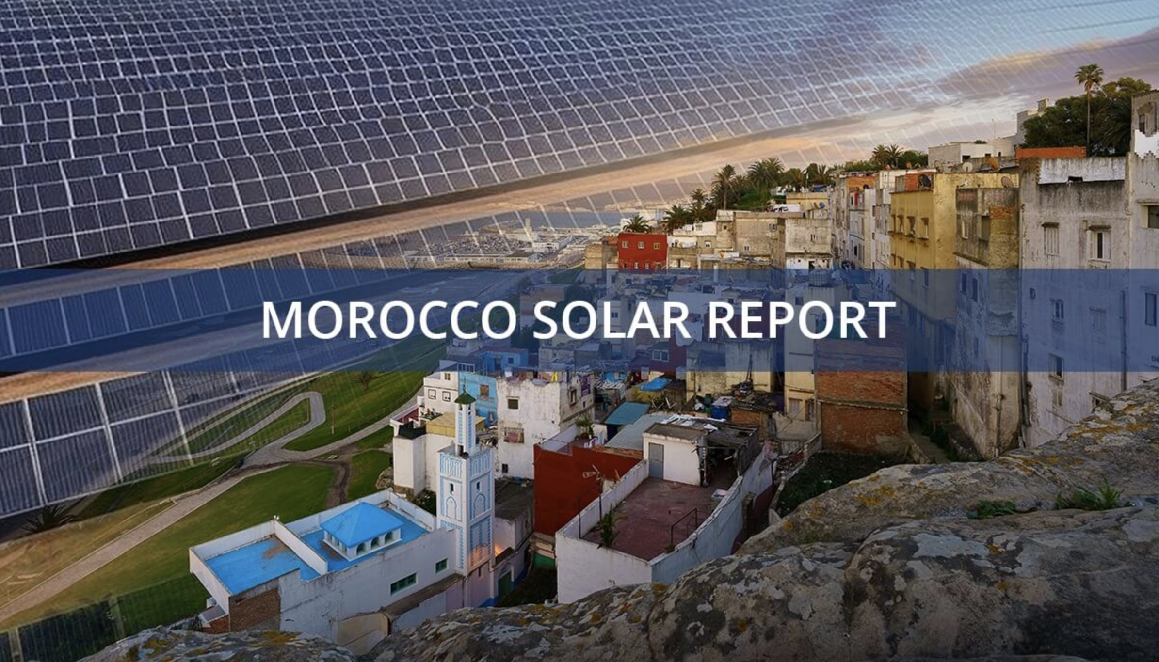 Solar Panels under a blue sky