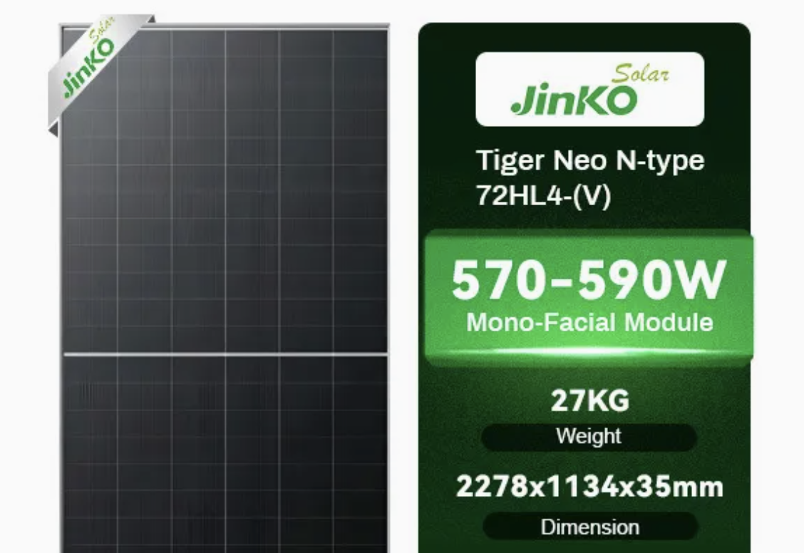 JinkoSolar Tiger Neo 575W